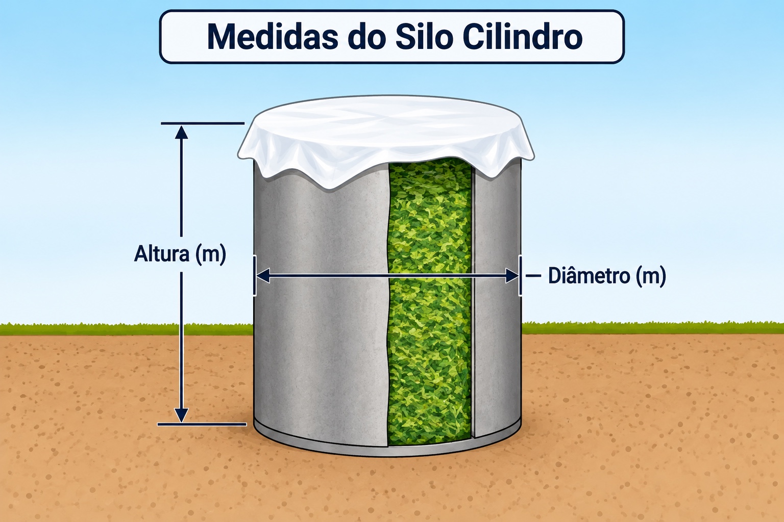 Imagem de silo cilindro